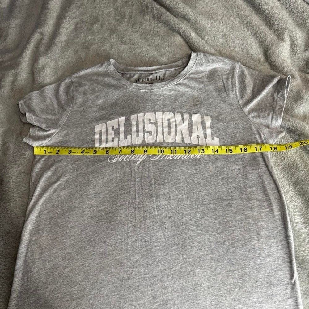 Women's Wound Up T Shirt "Delusional Society Member" Size small - Picture 4 of 6